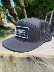 Hops Syndicate Flat Bill Snapback - Black