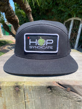 Load image into Gallery viewer, Hops Syndicate Flat Bill Snapback - Black