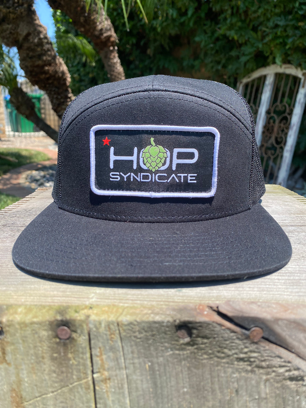 Hops Syndicate Flat Bill Snapback - Black