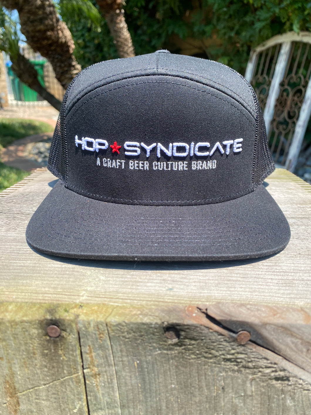 Hop Syndicate Flat Bill Snapback - Black