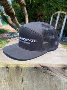 Hop Syndicate Flat Bill Snapback - Black